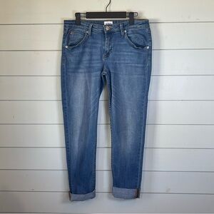 Hudson bacara straight crop jeans‎ blue women's size 29